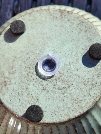 Metall Pflanzkübel Askir, Shabby hellgrün lackiert