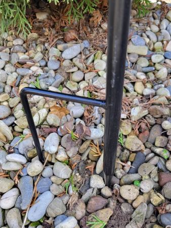 Metallwindrad Pfauenfeder, türkis