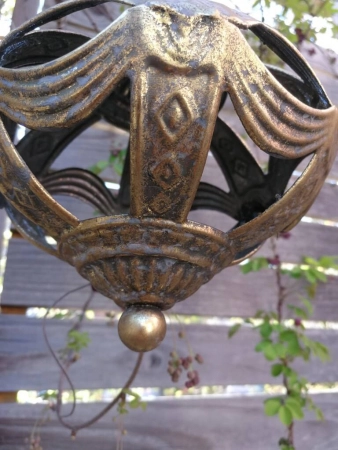Ornamentkugel Manzoni, altgold