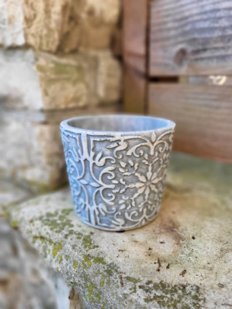 Pflanztopf Belisa, antik-grau