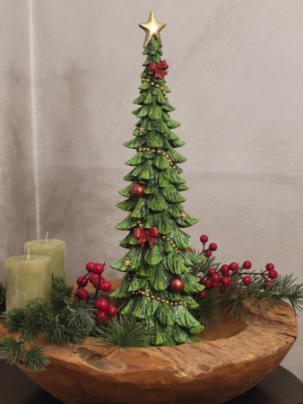 Polyresin Weihnachtsbaum mit LED Beleuchtung