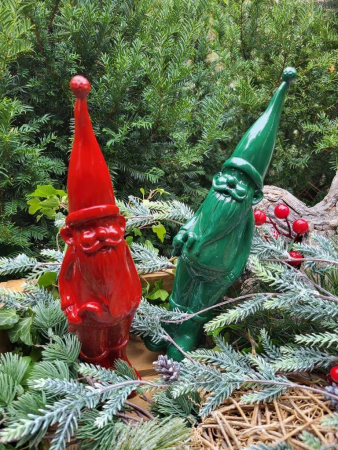 Preview: Weihnachtszwerg Polyresin, rot