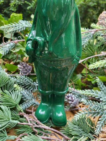 Preview: Weihnachtszwerg Polyresin, grün