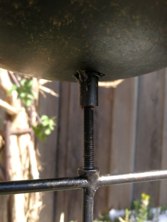 Preview: Rankgitter Vögel, inkl. Vogeltränke, schwarz