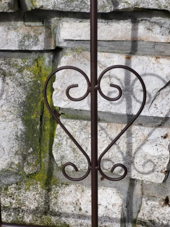 Rankgitter klein, dunkelbraun lackiert