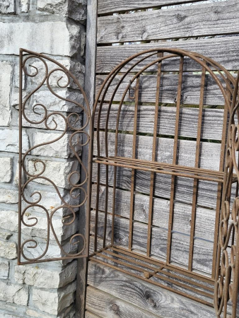 Edelrostoptik Wandregal, klappbar