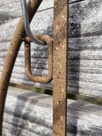 Edelrostoptik Wandregal, klappbar