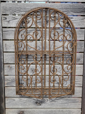 Preview: Edelrostoptik Wandregal, klappbar