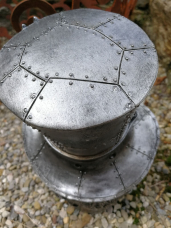 Preview: Steampunk Katzenkopf Fidelia aus Polyresin