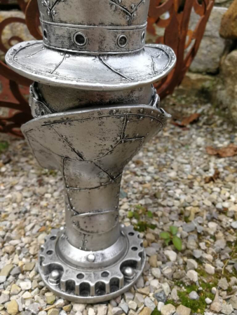 Preview: Steampunk Krähenkopf Raymond aus Polyresin