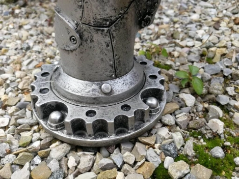 Steampunk Krähenkopf Raymond aus Polyresin
