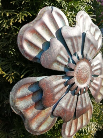 Vintage Blume Stefan, antik-grün