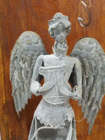 Dekoengel Agneta, grau