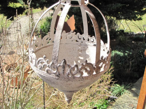 Shabby Chic Dekokugel zum Hängen