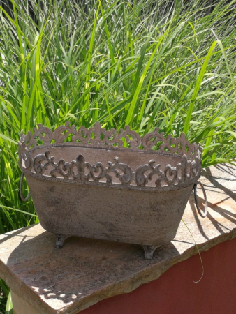 Shabby Chic Pflanzschale oval