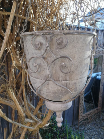 Shabby Chic Hängeampel Viktoria
