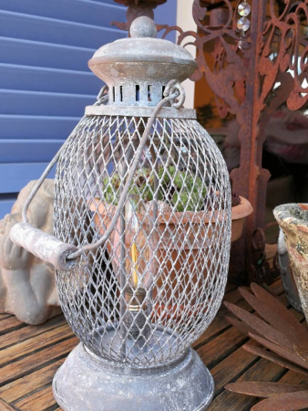 LED Laterne Shabby Chic Felicia