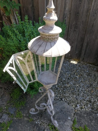 Shabby Chic Standlaterne, Art Ferro