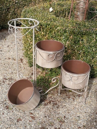 Shabby Chic Pflanztopf Udine, 3-teilig
