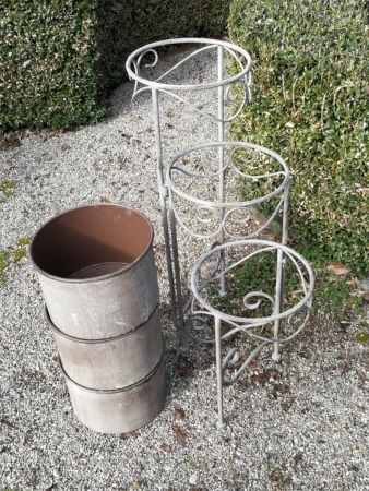 Shabby Chic Pflanztopf Udine, 3-teilig