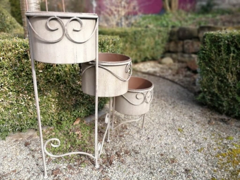 Shabby Chic Pflanztopf Udine, 3-teilig