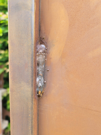 Preview: Edelrost Sichtschutzwand Baum, 3-teilig