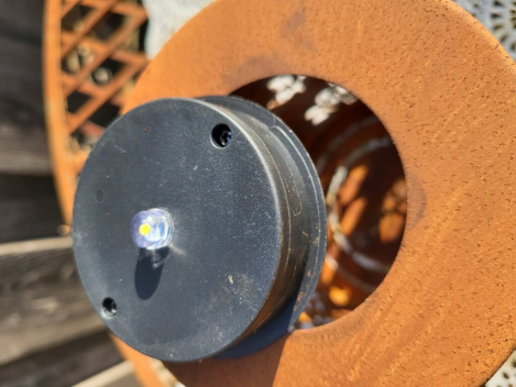 Edelrost LED Solarlaterne Welcome