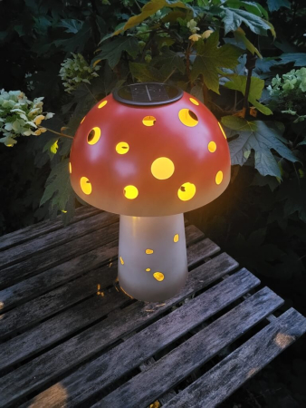 Solar Pilz, rot