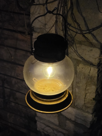 Preview: LED Solarlaterne zum Hängen