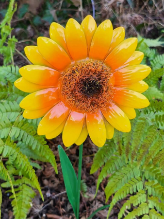 Metall Sonnenblume Sunnie, bunt