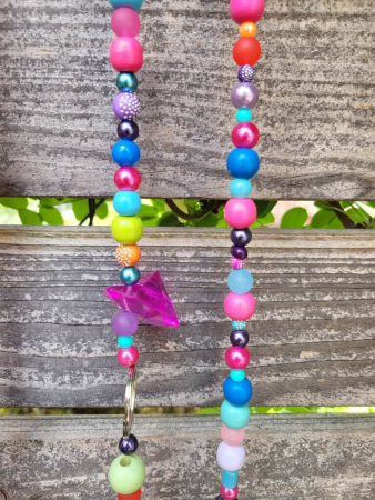 Boho Sonnenfänger Colorful, bunt mit Silberringen
