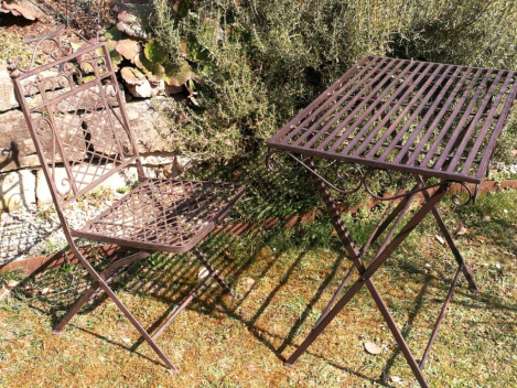 Klappstuhl Nicoletta aus Metall