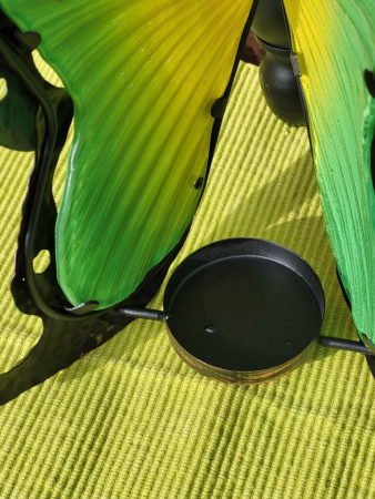 Preview: Teelichthalter Schmetterling, grün