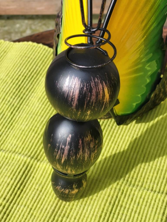 Teelichthalter Schmetterling, grün