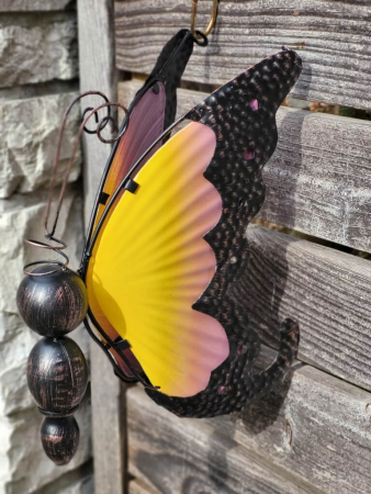 Teelichthalter Schmetterling, rosé