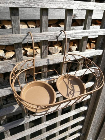 Pflanzkörbe aus Metall zum Stecken oder zum stellen - Angels Garden