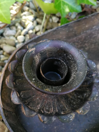 Preview: Shabby Chic Dekotablett für Spitzkerzen (Adventskranz)