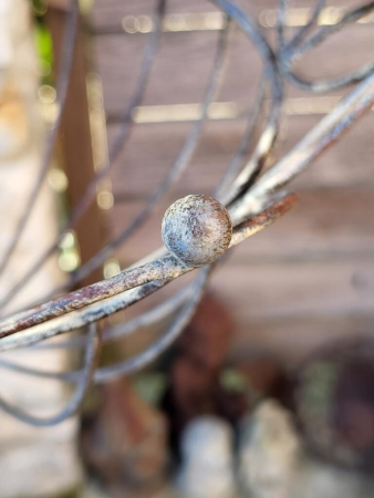 Vintage Hängekorb Susanne, grau-braun