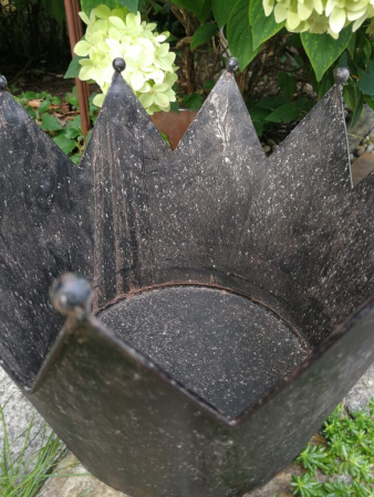 Preview: Vintage Pflanzkrone Mina, 22 cm