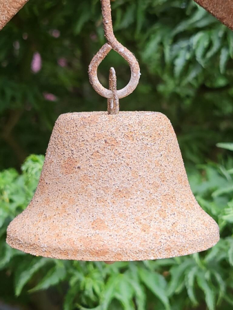 Preview: Vintage Stern 3D zum Hängen mit Glocke