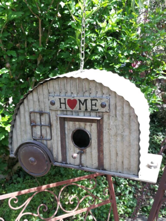 Vintage Vogelhaus Wohnwagen