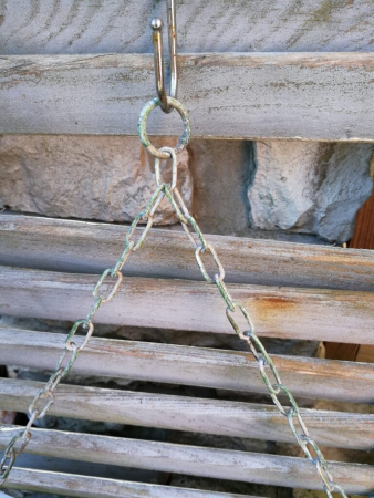 Metall Wandeimer zum Bepflanzen, grün