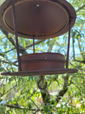 Edelrost Vogelhaus Rondelli zum Hängen