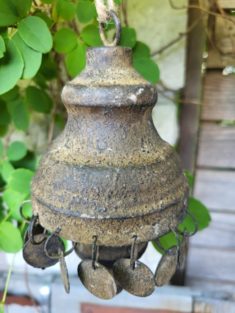 Preview: Rost Hänger Zapfen Abasin mit Plättchen