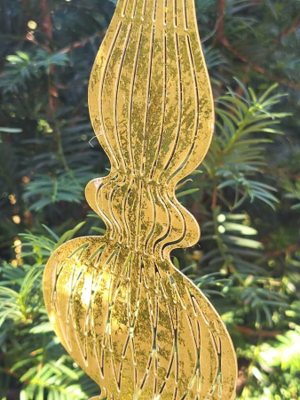 Preview: Weihnachtsornament Justin , gold