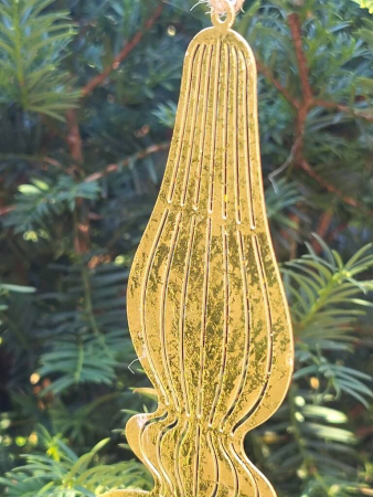Preview: Weihnachtsornament Justin , gold