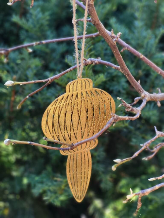 Weihnachtsornament Noah, gold