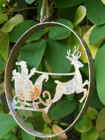 Preview: Dekohänger Nuri Nikolaus, altgold