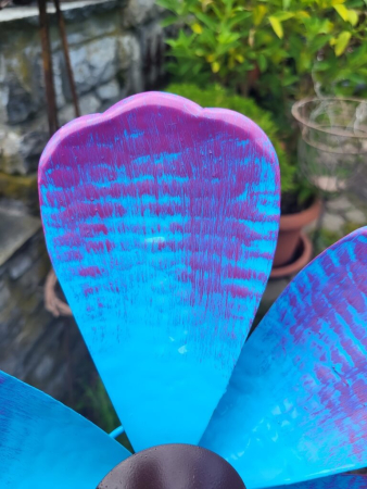 Windrad Blau, zum Stecken