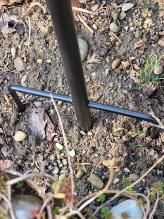 Metallwindrad Regenbogen, doppelt